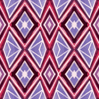 Modelleştirilmiş etnik kalıplı kusursuz bir model. El çizimi illüstrasyon.