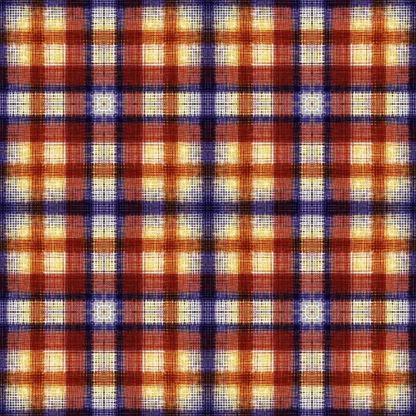 Tartan Fabric Texture Seamless Pattern Digital Illustration — Stock Photo, Image