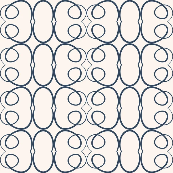 Nahtloses Schwarz Weiß Muster Geometrisches Ornament Mit Einer Vektor Illustration — Stockvektor