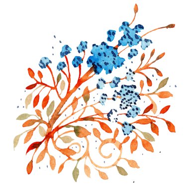 yaprak ve çiçek şube.