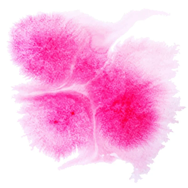 Tache aquarelle rose — Image vectorielle