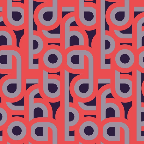 Rode geometrische patroon — Stockvector