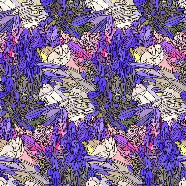 Elegante fondo de pantalla floral — Archivo Imágenes Vectoriales