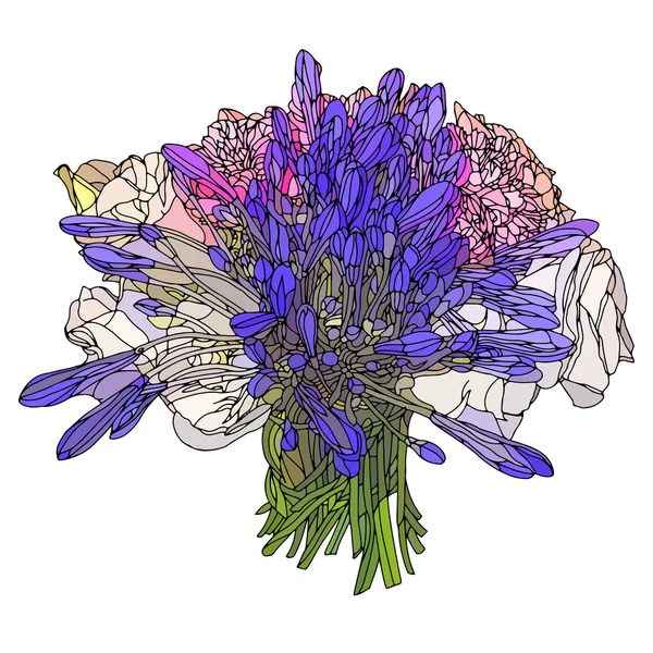 Floral ανθοδέσμη — Διανυσματικό Αρχείο