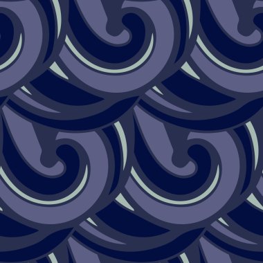 Karalama biçiminde kusursuz desen