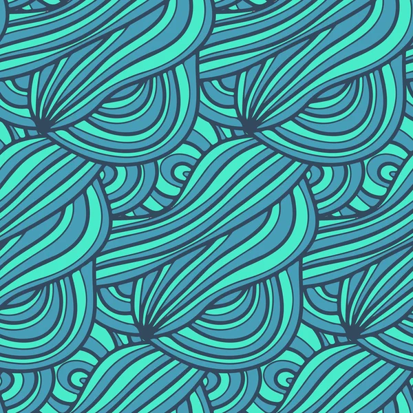 Naadloos patroon in doodle stijl — Stockvector