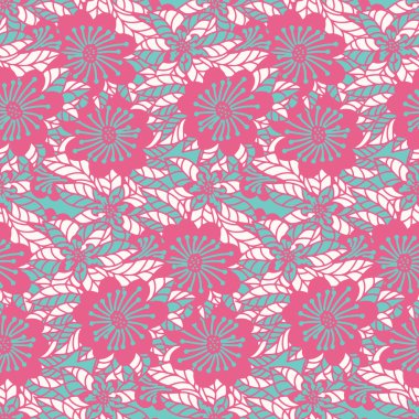 Doodle tarzı çiçek arka plan