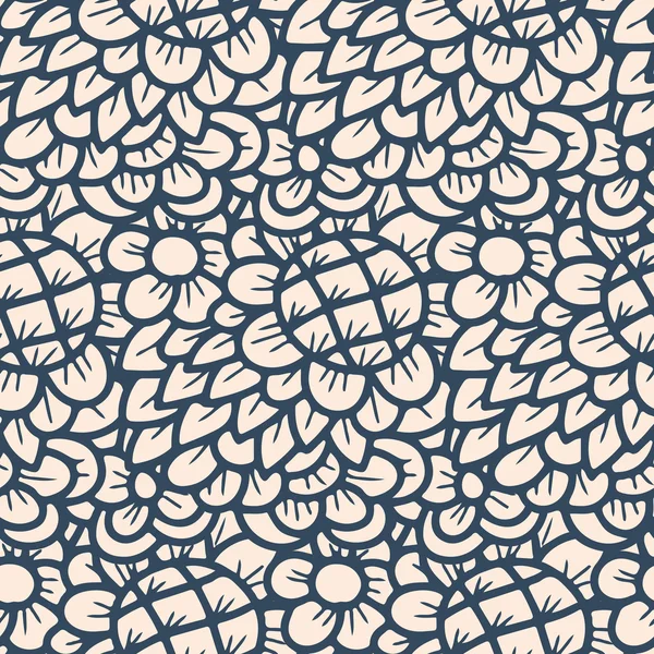 Fundo floral sem costura — Vetor de Stock