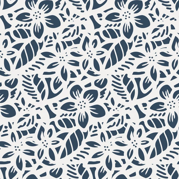 Fundo floral sem costura — Vetor de Stock