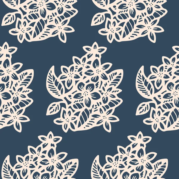 Fond floral sans couture — Image vectorielle