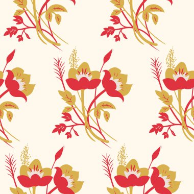 Doodle tarzı çiçek arka plan