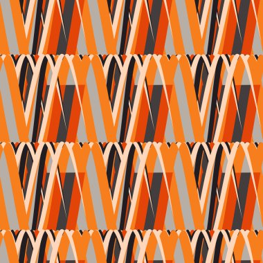 geometrik arka planda bir retro tarzı