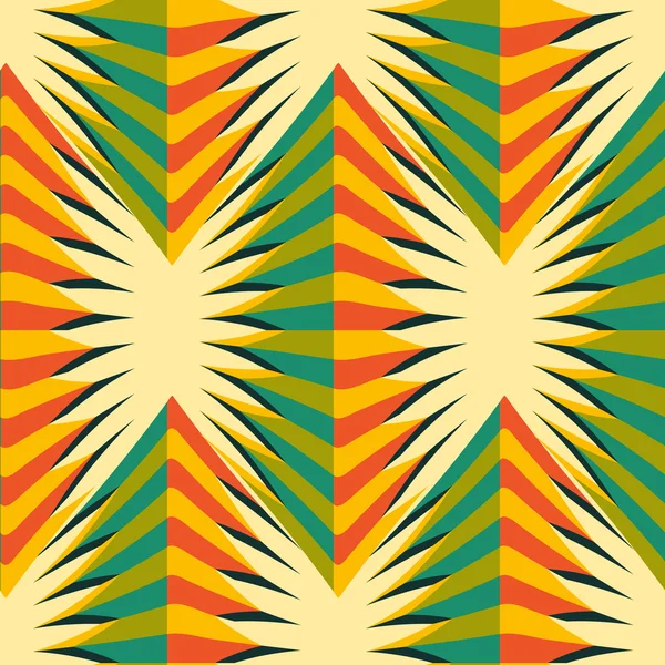 Geometrische achtergrond in een retro stijl — Stockvector