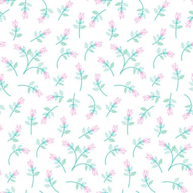 Doodle tarzı çiçek arka plan