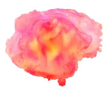 kırmızı sulu boya spot