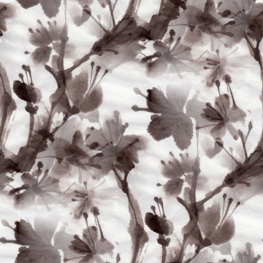 Monokrom dikişsiz desen