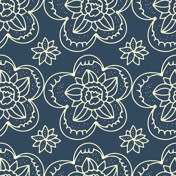 Modèle floral sans couture — Image vectorielle