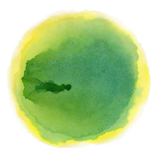 Зеленая и желтая точка — стоковый вектор