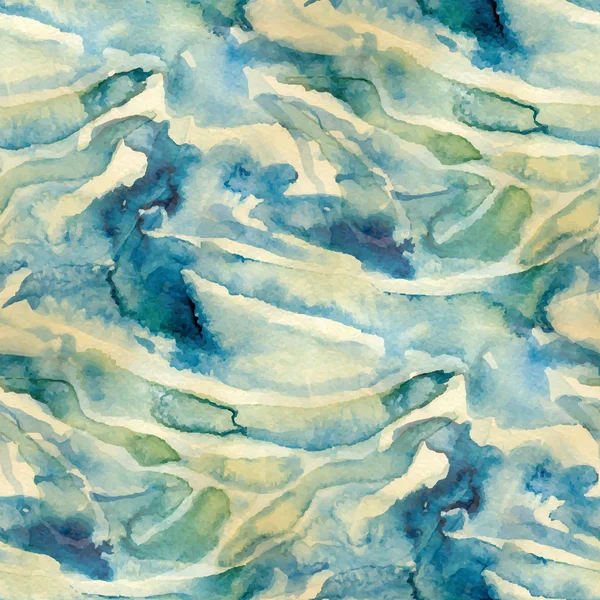 Naadloze patroon met aquarel vlekken — Stockvector