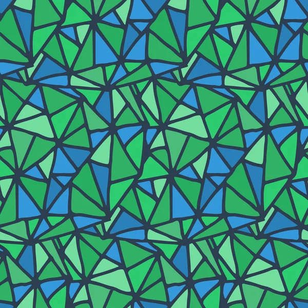 Patrón de triángulo sin costura abstracto — Vector de stock