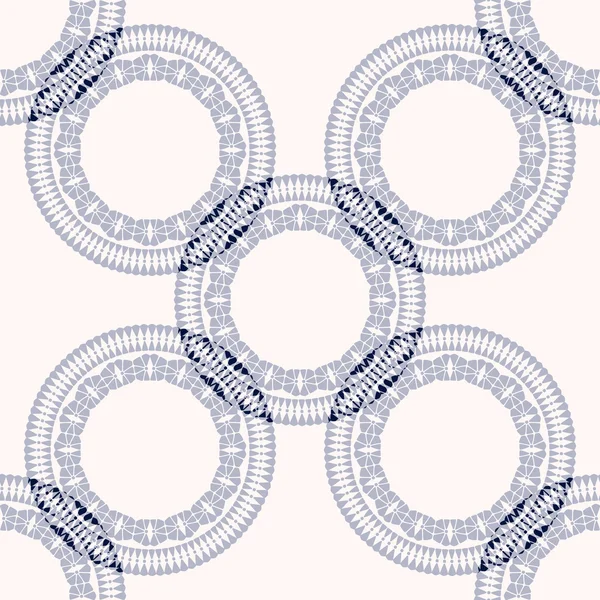 Geometrischer Hintergrund mit durchbrochenen Kreisen — Stockvektor