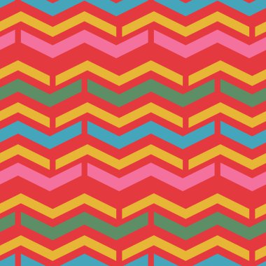 Zigzag çizgileri olan kusursuz desen