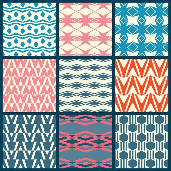 Simple geometrical backgrounds — Stock Vector