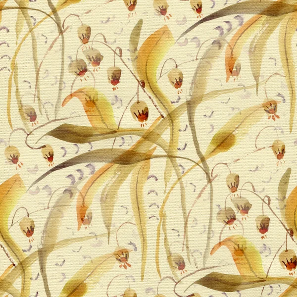 Egy őszi fű mintával — Stock Fotó