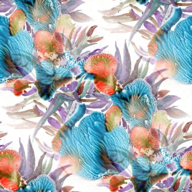 Çiçeklerle kusursuz desen