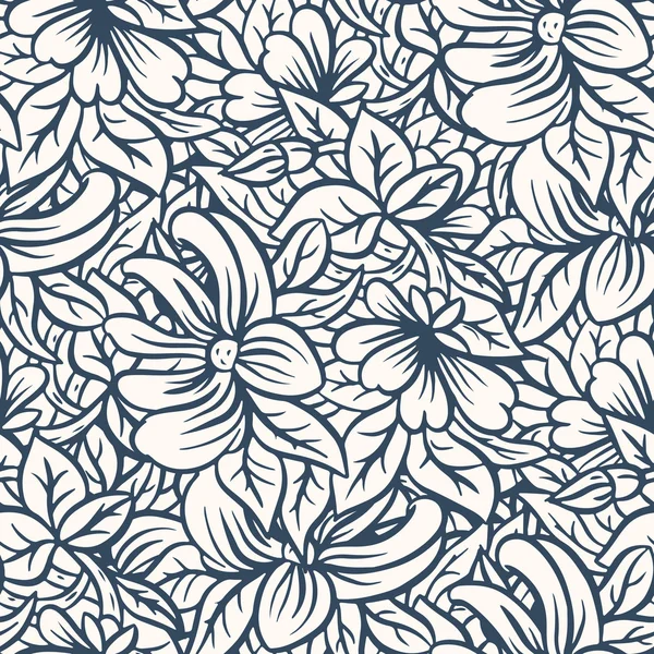 Seamless floral pattern — Stock Vector