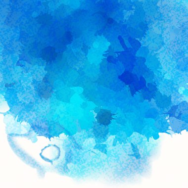 Mavi vektör suluboya arka plan