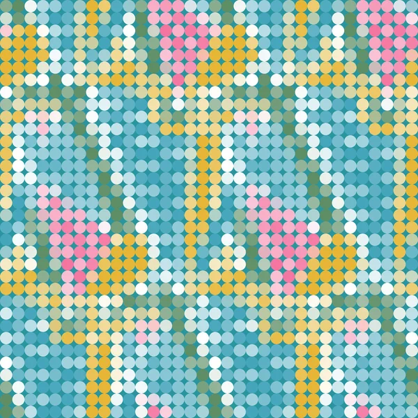 Fond mosaïque sans couture — Image vectorielle