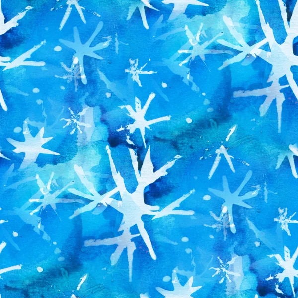 Безшовний візерунок зі сніжинками — стокове фото