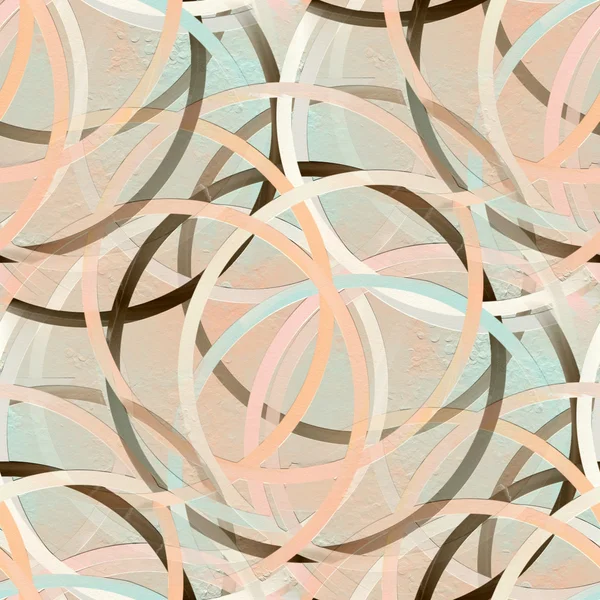 Seamless pattern with interlaced circles