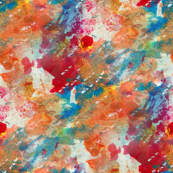Seamless pattern with watercolor spots — Stock Photo, Image