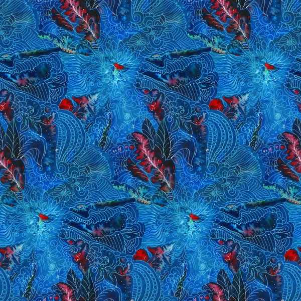 Складний візерунок батика — стокове фото