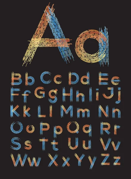 Písmen anglické abecedy — Stockový vektor