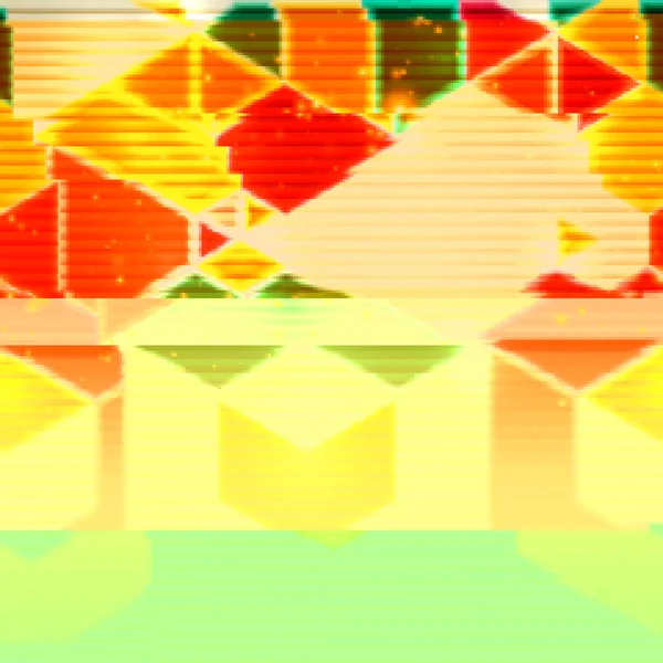 Luminosa arte glitch — Vettoriale Stock