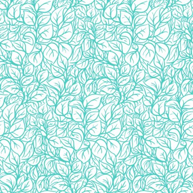 Yapraklı kusursuz desen