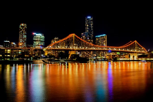 BRISBANE, AUS - MAY 28 2016: Panoramic view of Brisbane Skyline — Stock Photo, Image