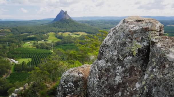 Glazen huis Mountains National Park — Stockvideo