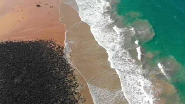 Вид Воздуха Пляж Баргара Окрестности Квинсленд Австралия — стоковое видео