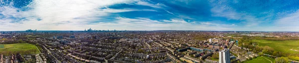 Вид Воздуха Жилые Улицы Лондона Хакни Великобритания — стоковое фото