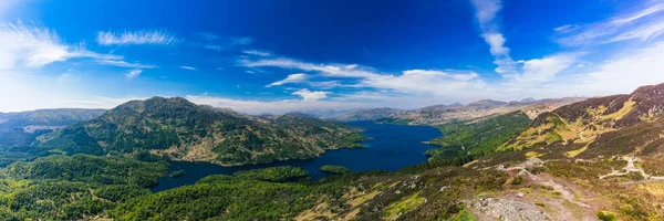 Ben Hill Trossachs Skoçya Daki Katrine Gölü — Stok fotoğraf