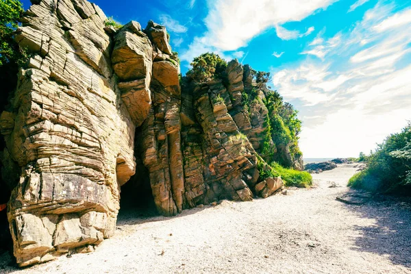 Strandlinie Von Powillimount Dumfries Und Galloway Südwestschottland — Stockfoto