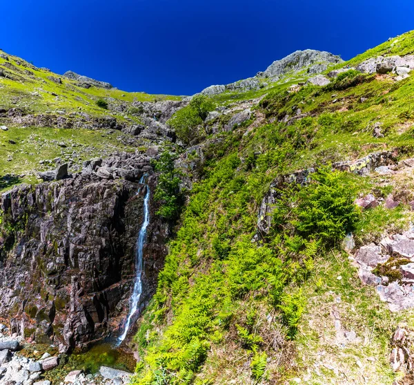 Αεροφωτογραφία Της Λίμνης Stickle Tarn Της Lake District Great Langdale — Φωτογραφία Αρχείου