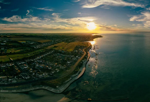 Vista Aérea Drone Westgate Mar Margate Kent Reino Unido — Fotografia de Stock