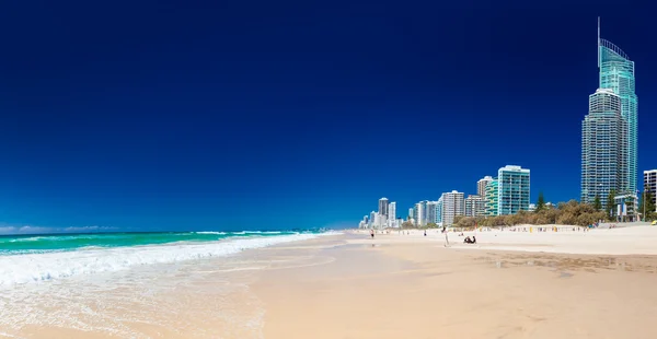 Panoramę miasta i plaży Surfers Paradise — Zdjęcie stockowe