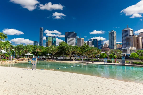 Streets Beach em South Bank Parklan — Fotografia de Stock