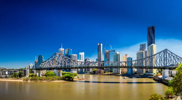 Вид на Brisbane Skyline — стоковое фото